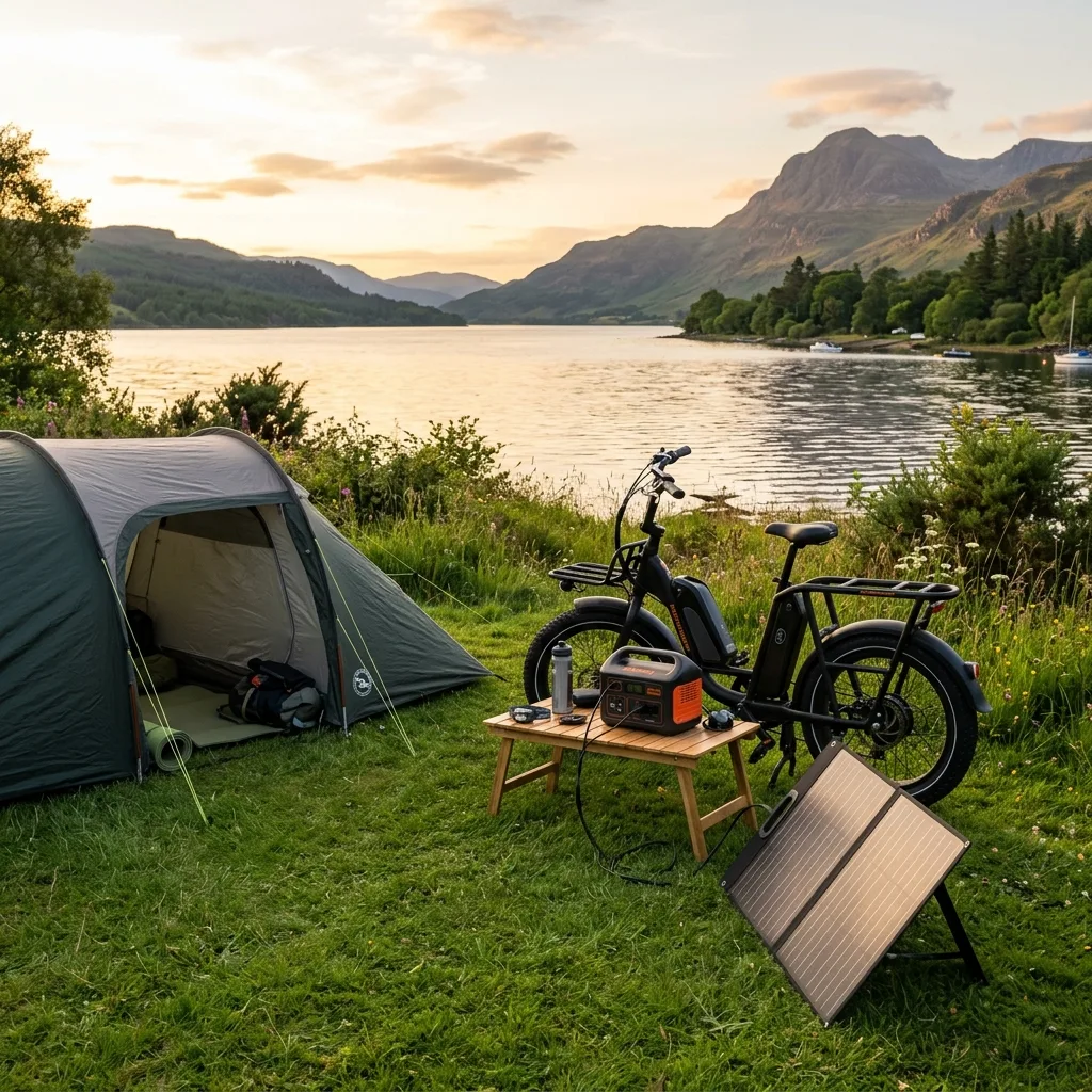 Comment recharger sa batterie de vélo électrique en voyage ou camping ?