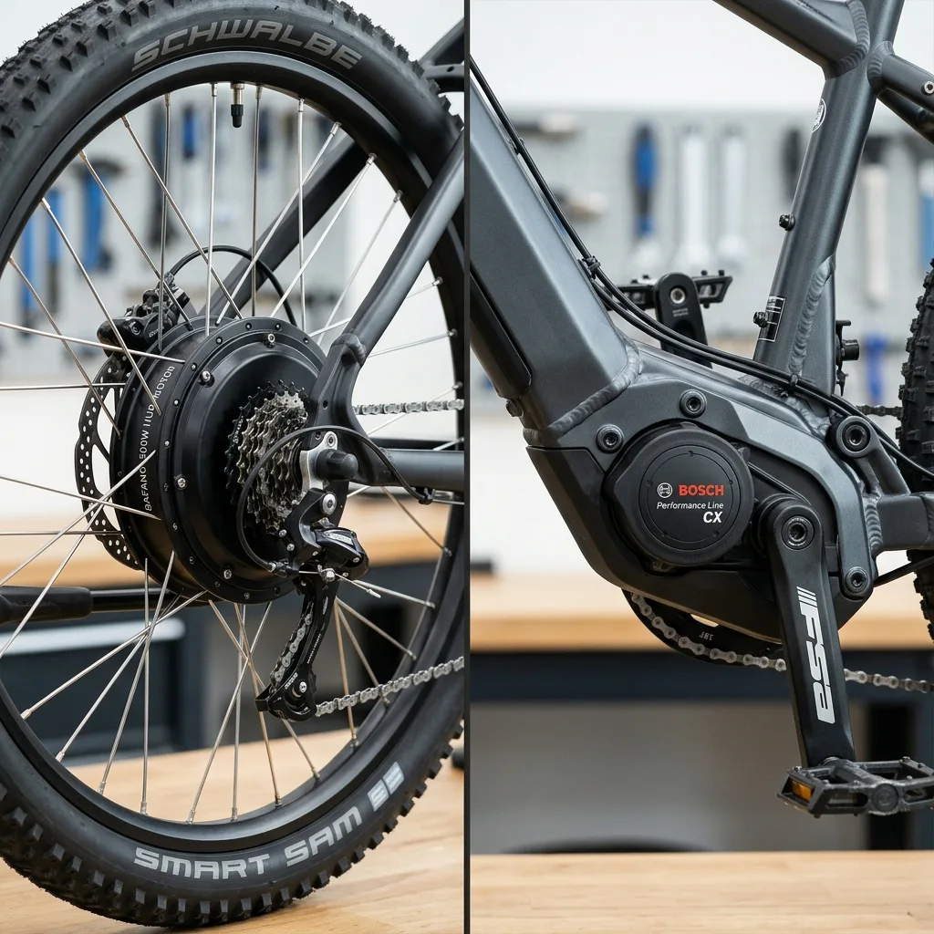 Moteur roue arrière vs moteur pédalier : quel est le meilleur choix ?