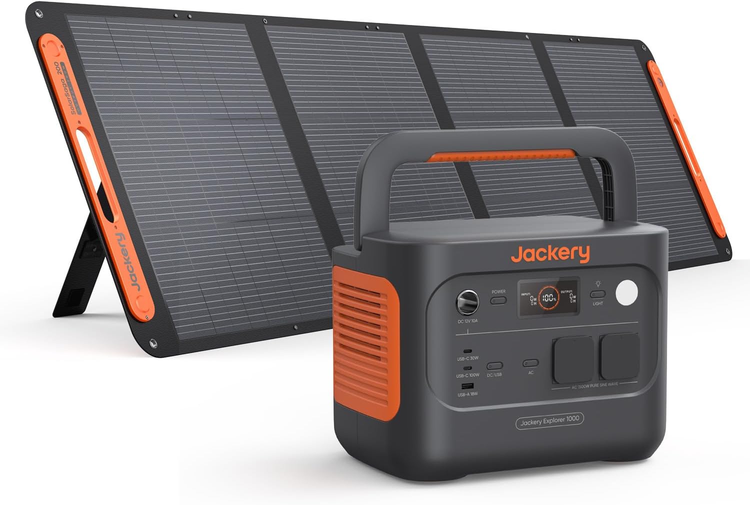 Jackery Générateur Solaire 1000 avec Panneau 100W