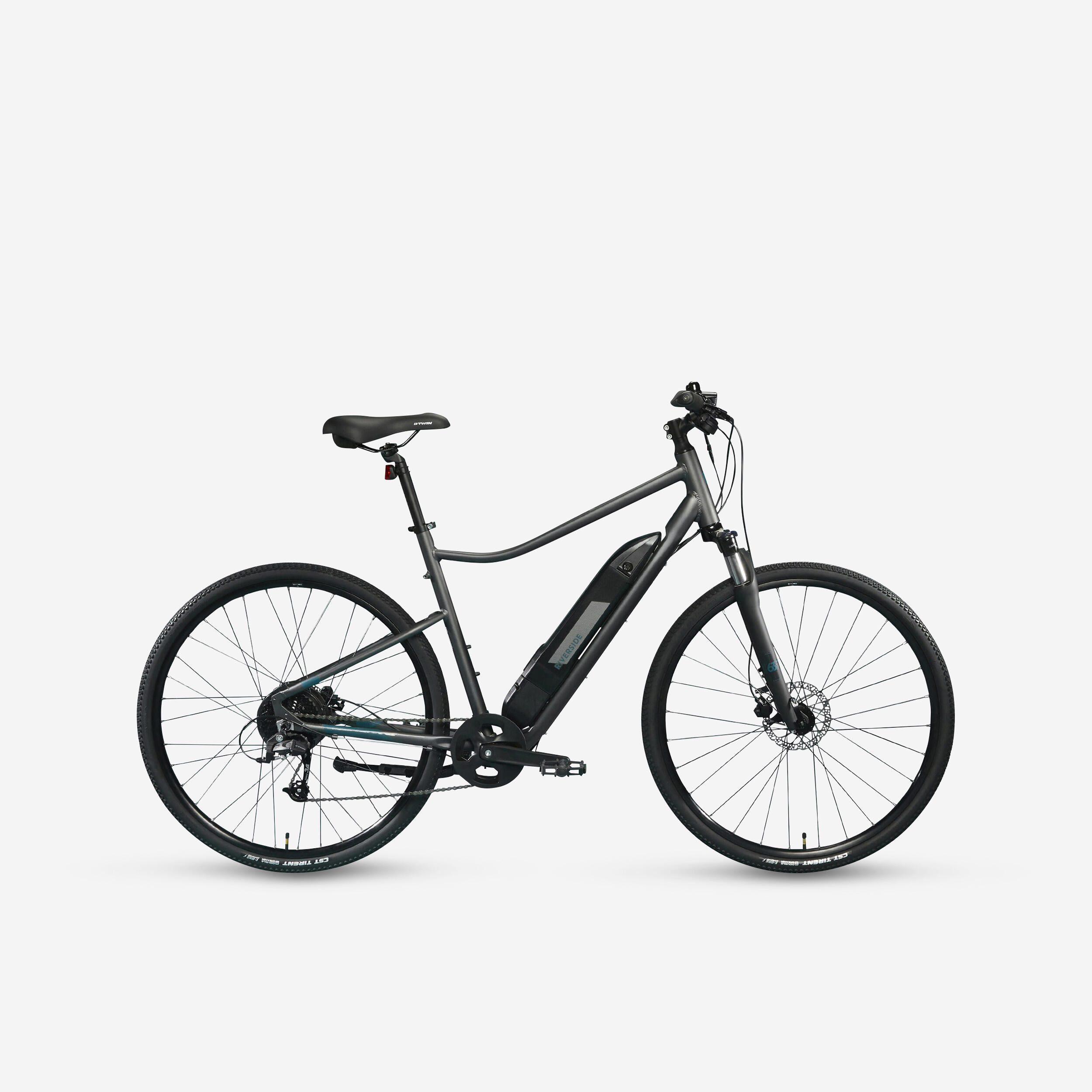 Vélo Tout Chemin Électrique Riverside 500 E Gris