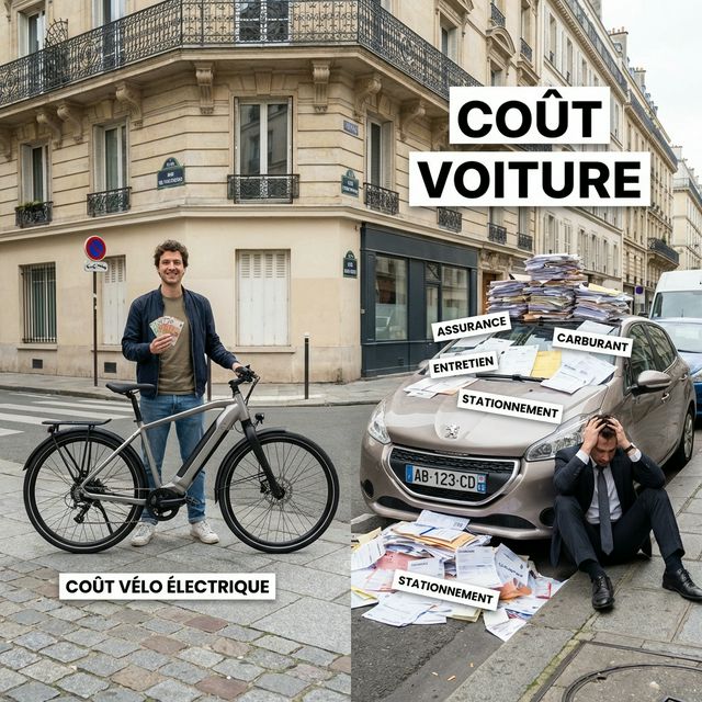 VAE vs Voiture : Le Vrai Calcul sur 5 Ans (Vous allez économiser 15 000€)